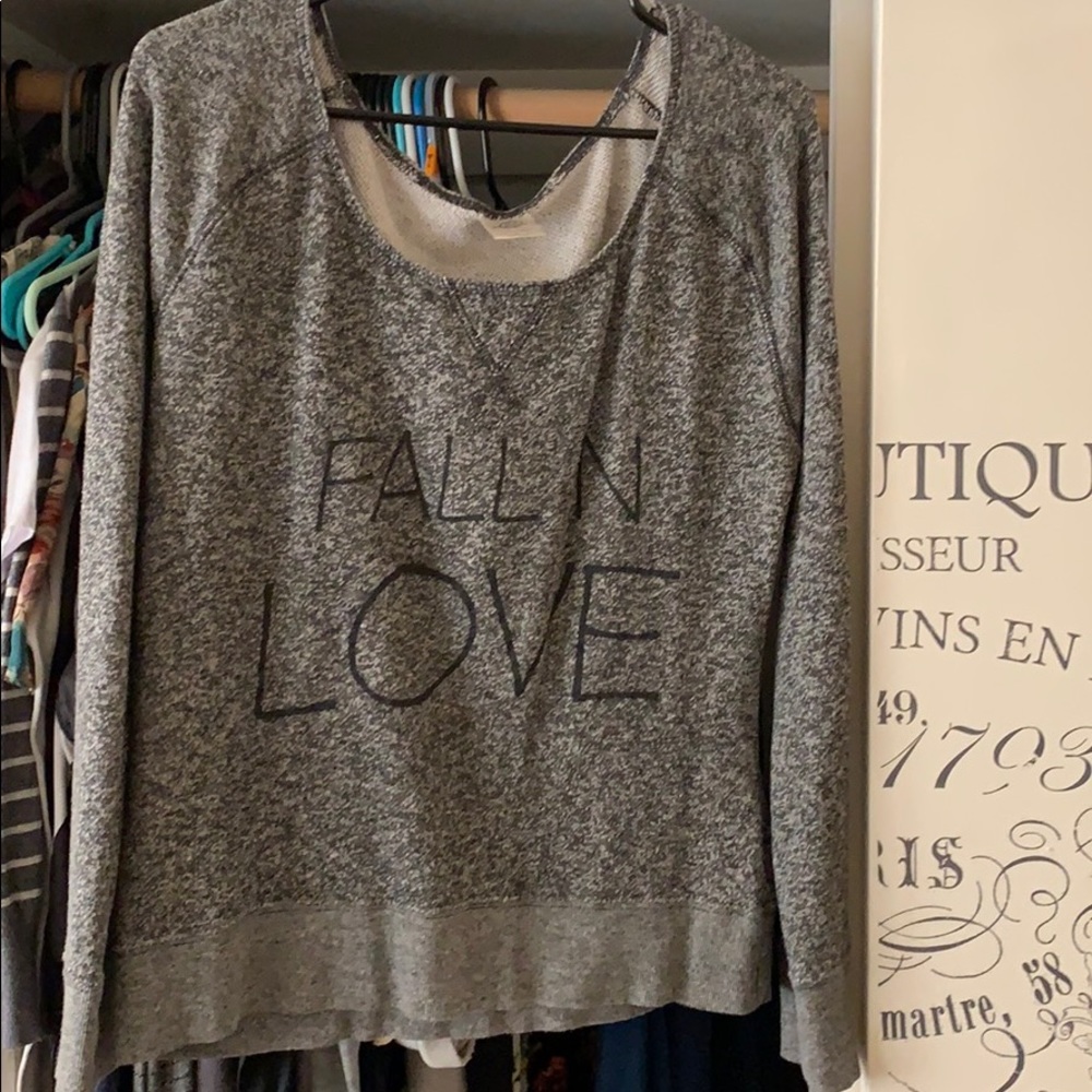 “Fall in love” sweater